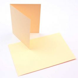 Kaarten Licht-Geel 17,8x12,4cm (50 stuks) [PC006]