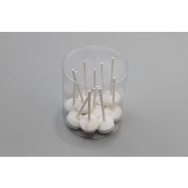 Plastic Koker Rond 5x15cm vaste Bodem en los Deksel (25 stuks) [KJ-5X15V]