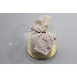 Plastic Koker Rond 8x8cm vaste Bodem Goud en los Deksel (25 stuks) [KJ-8X8KG]