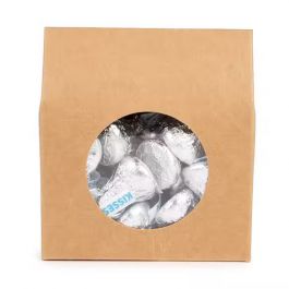 Kraftdoosjes Met Rond Venster 8,9x3,8x10,2 cm (25 stuks) [FS340]