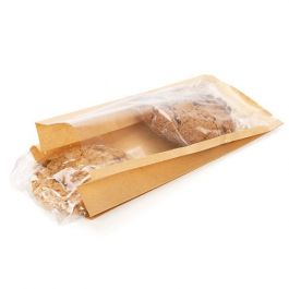 Zakken Kraft 10,2x5,4x20,3cm met zijvouw (100 stuks) [KSG3]