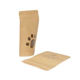 Stazakken Kraft Voetafdruk Venster 13x7.9x20.6 cm (25 stuks) [ZBGW3KSP]