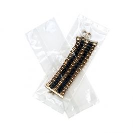 Plastic Zakken "Heat Seal" 7,7x20,3cm Gelamineerd (100 stuks) [SLB38]