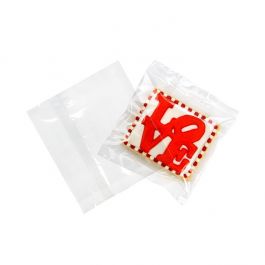 Plastic Zakken "Heat Seal" 10,2x10,2cm Gelamineerd (100 stuks) [SLB44]