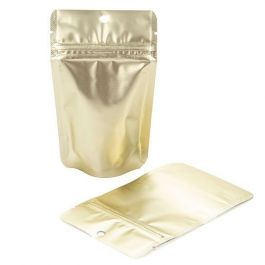 Stazakken Mat Goud 7,9x5,1x13cm met Ophanggat | 28 gram (100 stuks) [ZBGM1MG]
