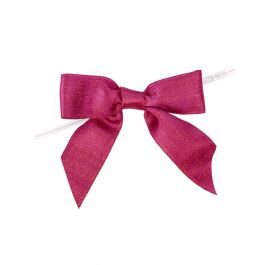 Strikken Voorgestrikt Gemetalliseerd Hot Roze 8,9 cm (25 Stuks) [MBOWP]