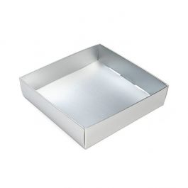 Zilvere Kraftdoosjes Bodem 10,5x2,5x10,8cm (25 stuks) [MS99]