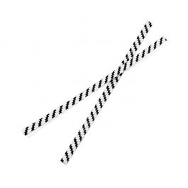 Bindstrips 10,2x0,4cm Papier Wit/Zwart gestreept (1000 stuks) [TT4WKS]