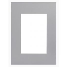 Passe-partouts 822 Grijs 30x45cm met 19x29cm uitsnede (5 stuks) [MA-7482230451]