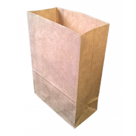 Blokbodemzakken Kraft 70 g/m2 32x16x58cm (50 stuks) [PBB3258]