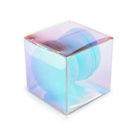Plastic Doosjes 5,1x5,1x5,1 cm met Autolock Bodem Iridescent (25 stuks) [PLB104I]