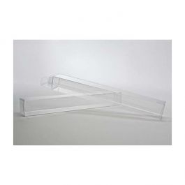 Plastic Doosjes 2,5x2,5x20,3cm Kristalhelder (25 stuks) [PLB237]