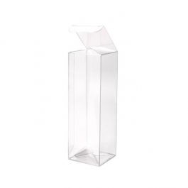 Plastic Doosjes 5,2x5,2x15,5cm Kristalhelder (25 stuks) [PLB327]