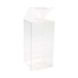Plastic Doosjes 12,7x12,7x25,4cm met Autolock Bodem (25 stuks) [PLB87]