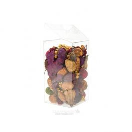 Plastic Doosjes 8,9x8,9x16,5cm Kristalhelder met Autolock Bodem (25 stuks) [FPLB255]