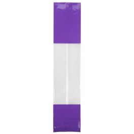 Bedrukte Zakken Paars 5,1x4,8x24,1cm met zijvouw (100 stuks) [G1PL]