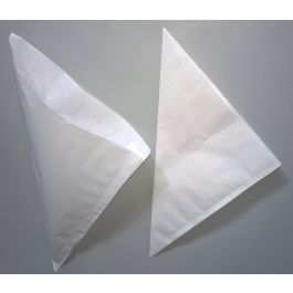 Puntzakken van Pergament Ersatz 23cm - 40 grs. Vetvrij | Inhoud 250 gram (100 stuks) [PPS23]