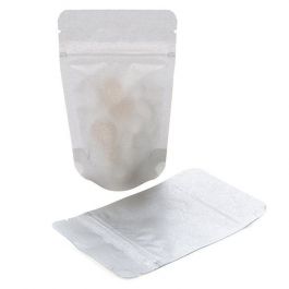 Stazakken Rijstpapier Zilver 7,9x5,1x13cm | 28 gram (100 stuks) [ZBGR1SS]