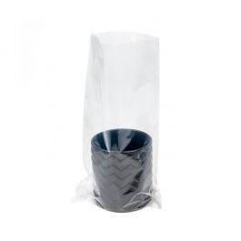 Plastic Zakken met ronde bodem extra stevig 26x46cm (100 stuks) [RBLP1]