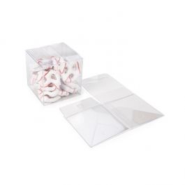 Kristalheldere Pop & Lock Doos Rpet 7.6 x7.6 x7.6 cm (25 stuks) [PLB58R]