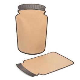 Stazakken Kraft pot vorm 13x7.6x20.6cm (100 stuks) [SP3K]