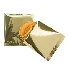 Plastic Zakken Goud 10,2x10,2cm Gemetalliseerd en Sealbaar (100 stuks) [SVP44G]
