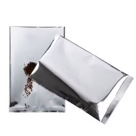 Plastic Zakken Zilver 10,2x15,2cm Gemetalliseerd en Sealbaar (100 stuks) [SVP46S]