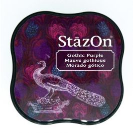 Inktkussen Stazon Midi Gothic purple (1 st) [SZ-MID-13]