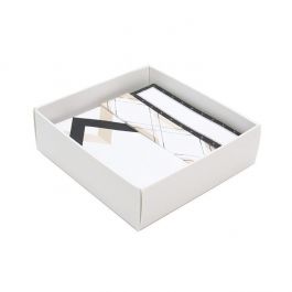Kartonnen Doosje Bodem Wit  8 x 2,5 x 8,5 cm (25 stuks) [WH356]