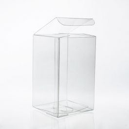 Plastic Doosjes 7,6x7,6x12,7cm Kristalhelder (50 stuks) [VB299]