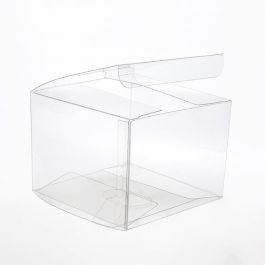 Plastic Doosjes 10,2x10,2x7,6cm Kristalhelder (50 stuks) [VB303]