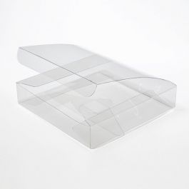 Plastic Doosjes 12,7x12,7x2,5cm Kristalhelder (50 stuks) [VB306]