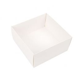 Kartonnen Bodem Doosjes Wit 15,2x7,6x15,2 cm (25 Stuks) [WH14]