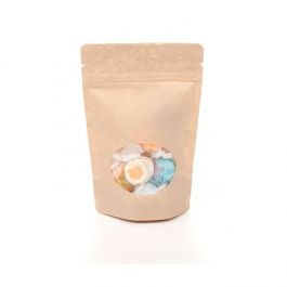 Stazakken Kraft met ovaal Venster 10x6x15cm | 57 gram (100 stuks) [ZBGO2K]