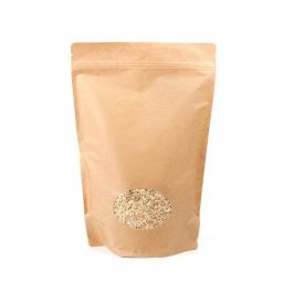 Stazakken Kraft met ovaal Venster 23x12x34,5cm | 907 gram (100 stuks) [ZBGO6K]