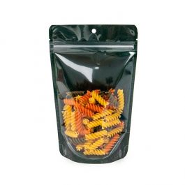 Stazakken Transparant/Glitter Groen 13x7,9x20,6 cm (100 stuks) [ZBG3GLGR]