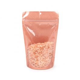 Stazakken Transparant/Glitter Rose Goud 13x7,9x20,6 cm (100 stuks) [ZBG3GLRG]