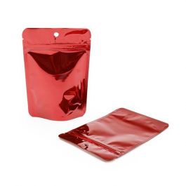 Stazakken Rood 10x6x15cm | 57 gram met rond ophanggat (100 stuks) [ZBGM2RH]