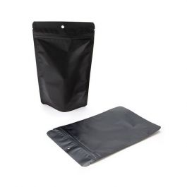 Stazakken Mat Zwart 13x7x20,5cm | 113 gram met rond ophanggat (100 stuks) [ZBGM3MBH]