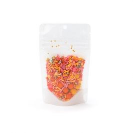 Stazakken Rijstpapier Transparant/Wit 7,9x5,1x13cm | 28 gram met rond ophanggat (100 stuks) [ZBGR1WCH]