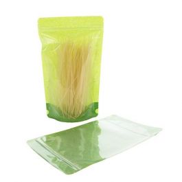 Stazakken Rijstpapier Transparant/Groen 17x9x28.5 cm | 340 gram (100 stuks) [ZBGR4GRC]