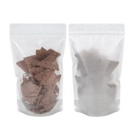 Stazakken Rijstpapier Transparant/Zilver 17x9x28.5cm | 340 gram (100 stuks) [ZBGR4SC]