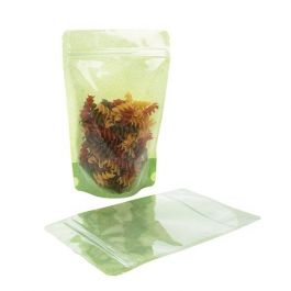 Stazakken Rijstpapier Transparant/Groen 15x9x23,2cm | 312 gram (100 stuks) [ZBGR7GRC]