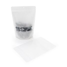 Stazakken Rijstpapier Wit 15x9x23,2cm | 312 gram Met Rond Ophanggat (100 stuks) [ZBGR7WH]