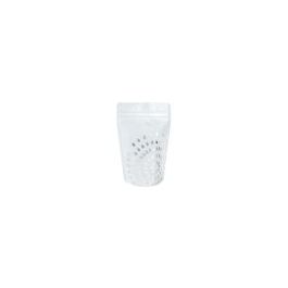 Stazakken Frosted met Zilvere Bloem 13x7,9x20,6 cm (25 stuks) [ZBGSW3BS]