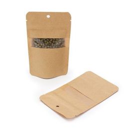 Stazakken Kraft 8x5x13cm | 28 gram met rond ophanggat (100 stuks) [ZBGW1KH]