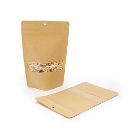 Stazakken Kraft 13x8x20,5cm | 113 gram met ophanggat (100 stuks) [ZBGW3KH]