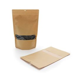Stazakken Kraft 17x9x28,5cm | 340 gram met rond ophanggat (100 stuks) [ZBGW4KH]