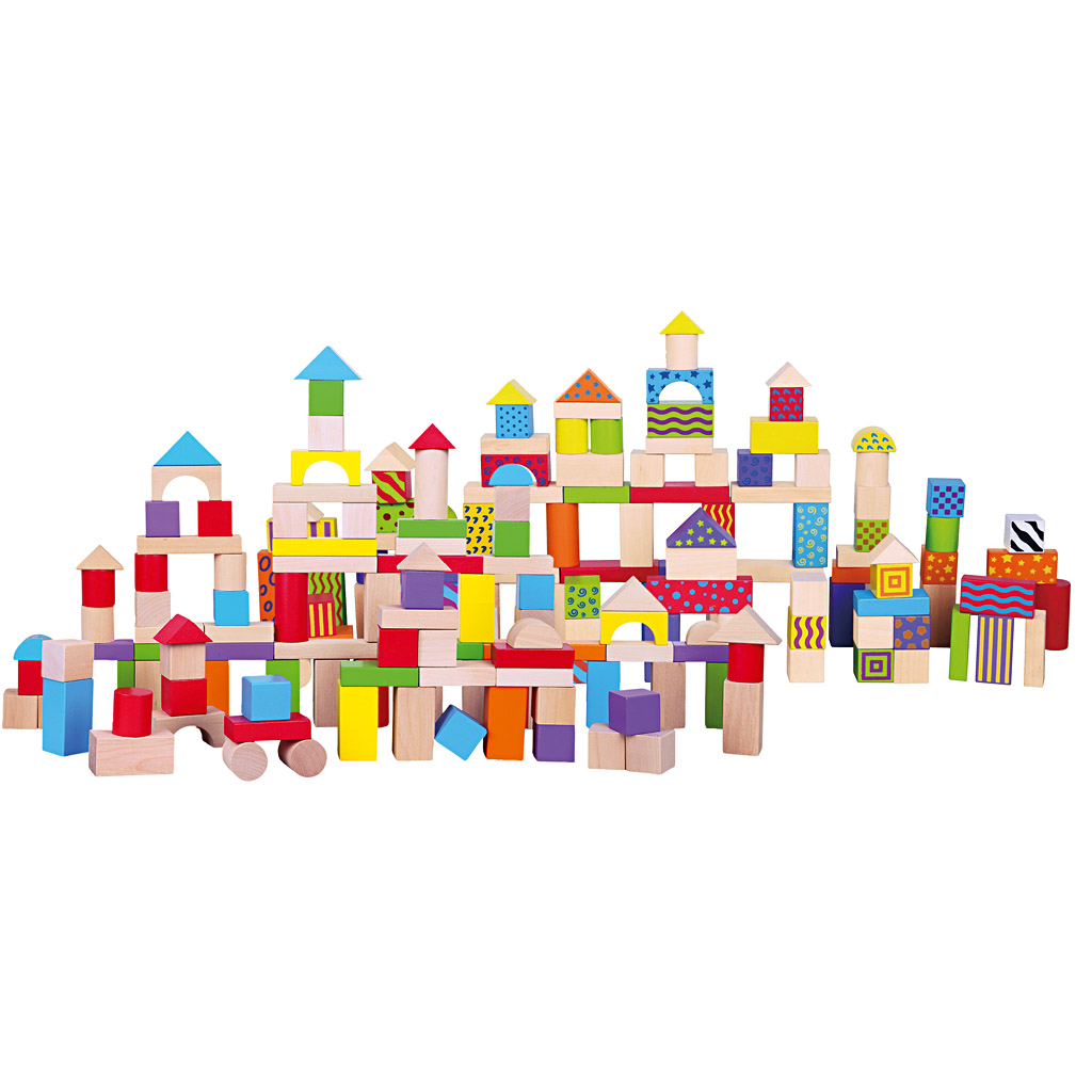 Afbeelding van VIGA houten blokken, afm 3 cm, 200 onderdelen/ 1 doos | Speelgoed Houten Producten Decoratiematerialen Hobbyproducten | 8719346291189